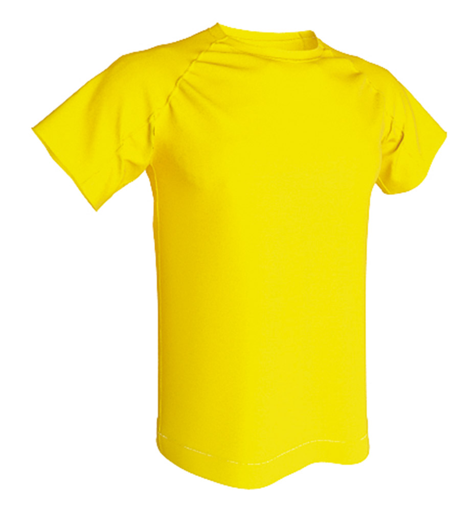 Camiseta tecnica amarilla sale